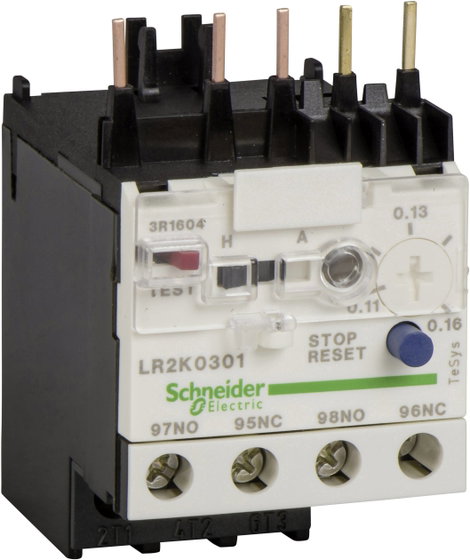 Motorvédő relé 1 záró, 1 nyitó Schneider Electric LR2K0307 1 db
