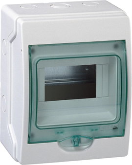 Schneider Electric 13442 13442 Kis elosztó Felületi szerelés Osztások száma = 6 Sorok száma = 1 Tart