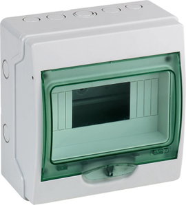 Schneider Electric 13443 13443 Kis elosztó Felületi szerelés Osztások száma = 8 Sorok száma = 1 Tart