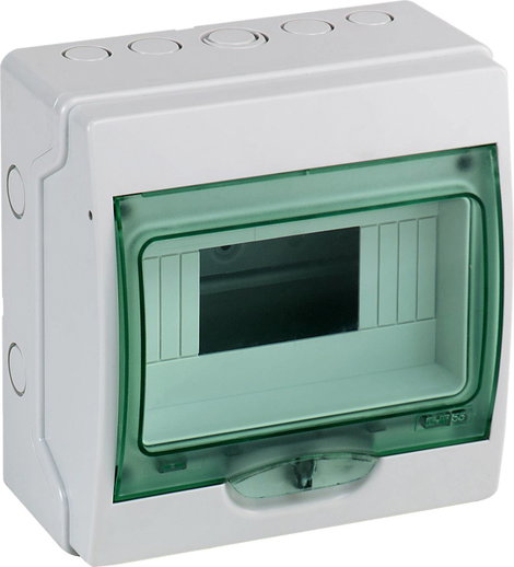 Schneider Electric 13443 13443 Kis elosztó Felületi szerelés Osztások száma = 8 Sorok száma = 1 Tart