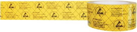 ESD ragasztószalag nyomtatott szöveggel BJZ C-195 005-PP (H x Sz) 50 m x 50 mm Sárga