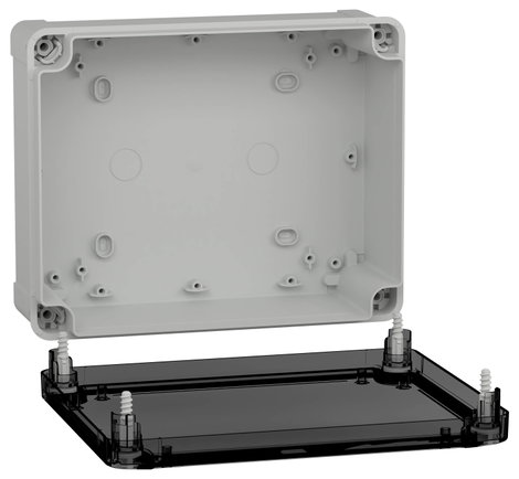 Schneider Electric NSYTBS24198T Fali műszerdobozok 194 x 241 x 87 ABS Élénk szürke (RAL 7035) 1 db 7. kép