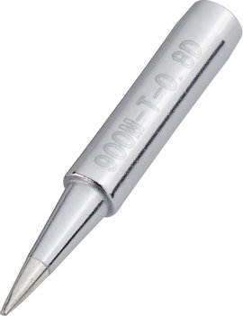 Pákahegy, véső forma TOOLCRAFT T-0,8D, hegy méret: 0.8 mm, csúcs hossz: 17 mm