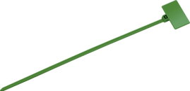 TRU COMPONENTS TC-6646420 Vezeték jelölő Feliratozó felület: 20 x 13 mm Zöld 1 db