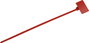 TRU COMPONENTS TC-6646424 Vezeték jelölő Feliratozó felület: 20 x 13 mm Piros 1 db bélyegkép