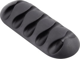 TRU COMPONENTS Kábeltartó öntapadó TC-6646560 Köteg átmérő tartomány 6 mm (max) Fekete 1 db