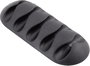 TRU COMPONENTS Kábeltartó öntapadó TC-6646560 Köteg átmérő tartomány 6 mm (max) Fekete 1 db bélyegkép
