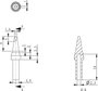 Pákahegy, véső forma TOOLCRAFT HF-1,6MF, hegy méret: 1.6 mm, csúcs hossz: 17 mm 2. bélyegkép