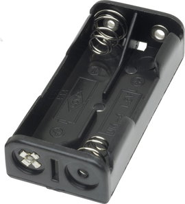 TRU COMPONENTS BH-421-3D Elemtartó 2 Mikro (AAA) Forrasztható csatlakozó