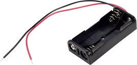 TRU COMPONENTS BH-421-3A Elemtartó 2 Mikro (AAA) Kábeles