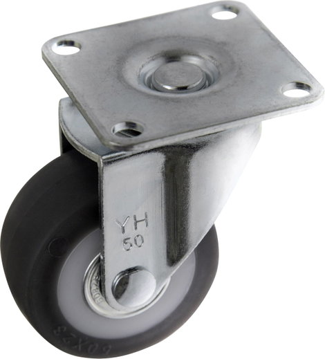 TOOLCRAFT TO-5137866 forgó görgő szerelőlappal TPR 50 mm 2. kép