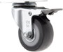 TOOLCRAFT TO-5137869 forgó görgő fékkel és szerelőlappal TPR 50 mm 4. bélyegkép