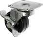 TOOLCRAFT TO-5137887 forgó görgő fékkel és szerelőlappal, gumi 50 mm 2. bélyegkép