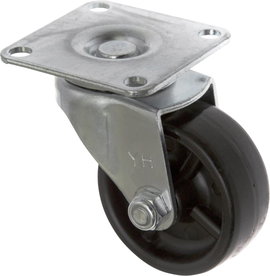 TOOLCRAFT TO-5137893 fix görgő szerelőlappal, gumi 50 mm