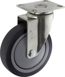 TOOLCRAFT TO-5137917 forgó görgő szerelőlappal TPR 100 mm