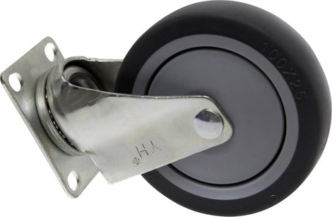 TOOLCRAFT TO-5137917 forgó görgő szerelőlappal TPR 100 mm 3. kép
