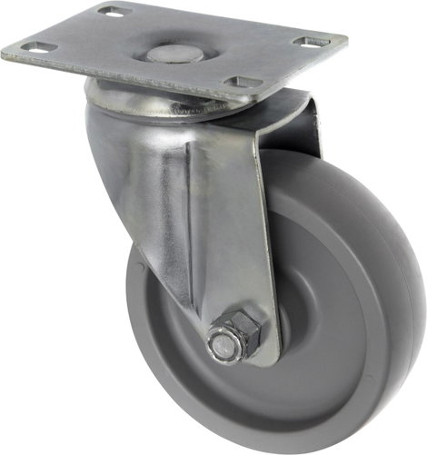 TOOLCRAFT TO-5137935 forgó görgő szerelőlappal PP 100 mm 2. kép