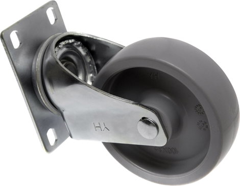 TOOLCRAFT TO-5137935 forgó görgő szerelőlappal PP 100 mm 3. kép