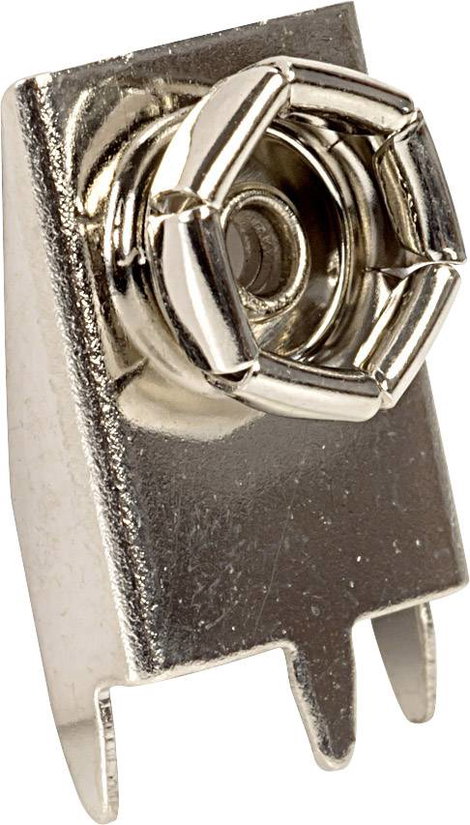 TRU COMPONENTS SNAP-ON (+ve) Egyes érintkező 1 9 V-os Patent csatlakozó