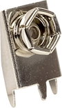 TRU COMPONENTS SNAP-ON (+ve) Egyes érintkező 1 9 V-os Patent csatlakozó bélyegkép