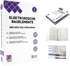 TRU COMPONENTS TC-6869408 TC-6869408 Rendszerező mappa SMD 0603 0.1 W 1 % 1000 rész