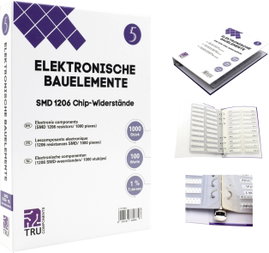 TRU COMPONENTS TC-6869416 TC-6869416 Rendszerező mappa SMD 1206 0.25 W 1 % 1000 rész