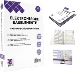 TRU COMPONENTS TC-6869420 TC-6869420 Rendszerező mappa SMD 0402 0.625 W 5 % 1000 rész