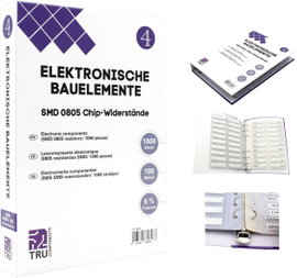 TRU COMPONENTS TC-6869424 TC-6869424 Rendszerező mappa SMD 0805 0.125 W 5 % 1000 rész