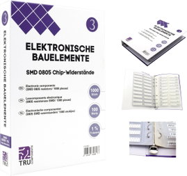 TRU COMPONENTS TC-6869428 TC-6869428 Rendszerező mappa SMD 0805 0.125 W 1 % 1000 rész