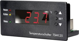 Hőmérséklet kapcsoló modul, 10-15V/DC, -55...+125 °C, H-Tronic