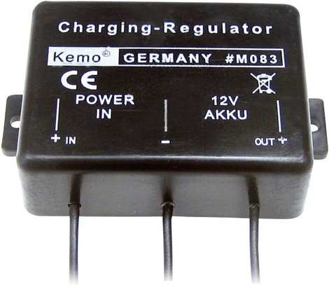 AKKU TÖLTÉS SZABÁLYZÓ 12 V, Kemo M083