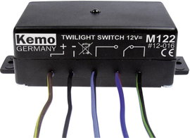 Kemo alkonykapcsoló modul, 12V/DC, M122