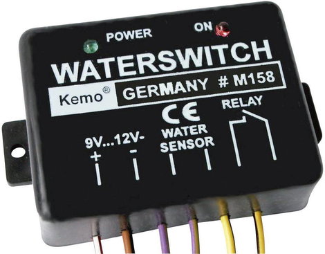 Vízszint kapcsoló építőkészlet, 9-12 V/DC, Kemo M158