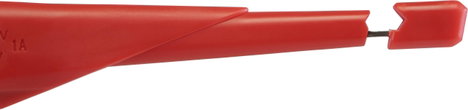VOLTCRAFT MSK-115 Biztonsági krokodilcsipesz készlet 4 mm-es alj CAT III 1000 V, CAT IV 600 V Fekete 5. kép