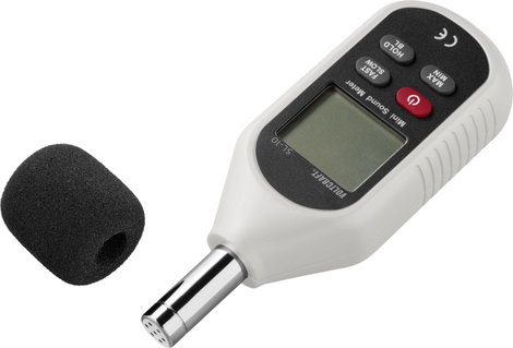 Zajszintmérő, decibel mérő 30-130 dB 31,5 Hz - 8 kHz Voltcraft SL-10 11. kép