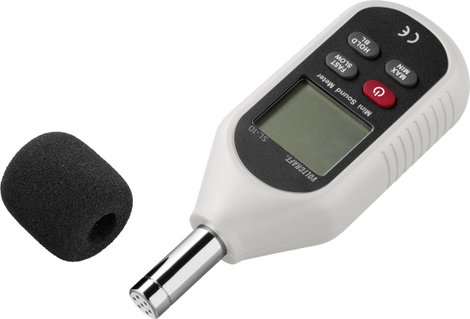 Zajszintmérő, decibel mérő 30-130 dB 31,5 Hz - 8 kHz Voltcraft SL-10 5. kép