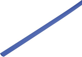 TRU COMPONENTS 1225515 Zsugorcső ragasztó nélkül Kék 10.70 mm 5 mm Zsugorodási arány:2:1 méteráru