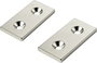 Tartós mágnes 40 x 20 x 3 mm, M4, 1 pár, Tru Components bélyegkép