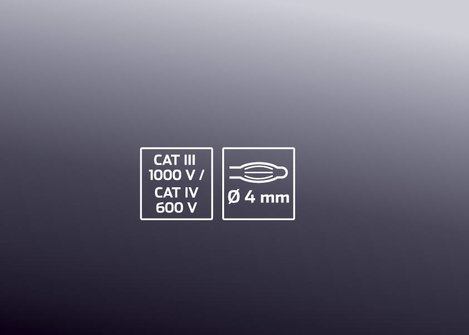 VOLTCRAFT MSL-505 Mérőhegy hosszabbító [4 mm-es dugó - Alj, 4 mm] Fekete, Piros 1 db 2. kép
