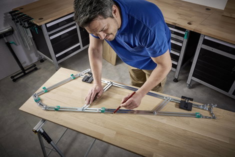 Wolfcraft 5210000 Lépcső szintező Lépcső idomszer 6. kép