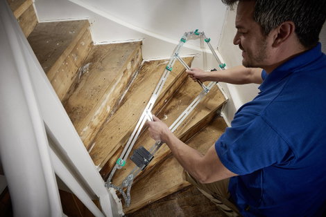 Wolfcraft 5210000 Lépcső szintező Lépcső idomszer 9. kép
