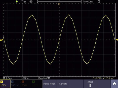 4 csatornás digitális oszcilloszkóp és függvénygenerátor 200 MHz 1 GSa/mp 40000 kpts 8 bit DSO, VOLT 10. kép