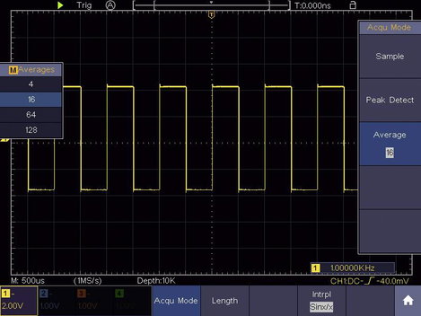 4 csatornás digitális oszcilloszkóp és függvénygenerátor 200 MHz 1 GSa/mp 40000 kpts 8 bit DSO, VOLT 12. kép