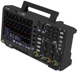 4 csatornás digitális oszcilloszkóp és függvénygenerátor 200 MHz 1 GSa/mp 40000 kpts 8 bit DSO, VOLT