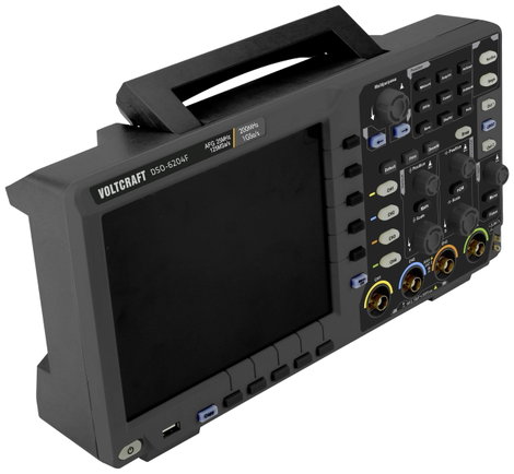 4 csatornás digitális oszcilloszkóp és függvénygenerátor 200 MHz 1 GSa/mp 40000 kpts 8 bit DSO, VOLT 2. kép