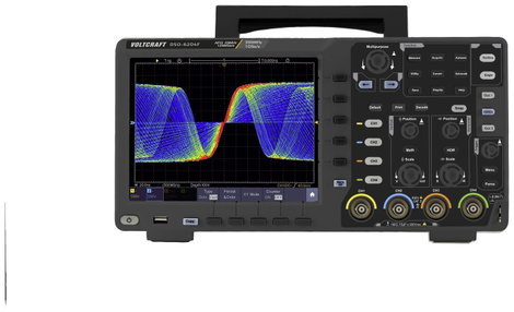 4 csatornás digitális oszcilloszkóp és függvénygenerátor 200 MHz 1 GSa/mp 40000 kpts 8 bit DSO, VOLT 4. kép