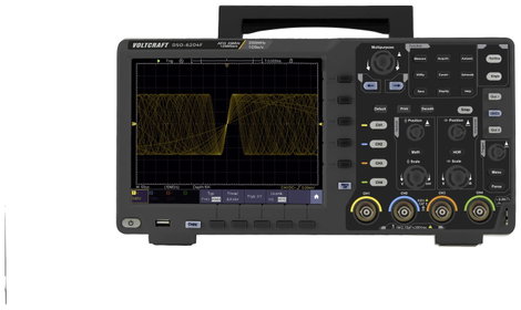 4 csatornás digitális oszcilloszkóp és függvénygenerátor 200 MHz 1 GSa/mp 40000 kpts 8 bit DSO, VOLT 5. kép