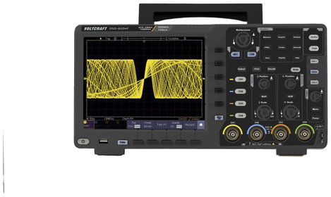 4 csatornás digitális oszcilloszkóp és függvénygenerátor 200 MHz 1 GSa/mp 40000 kpts 8 bit DSO, VOLT 6. kép