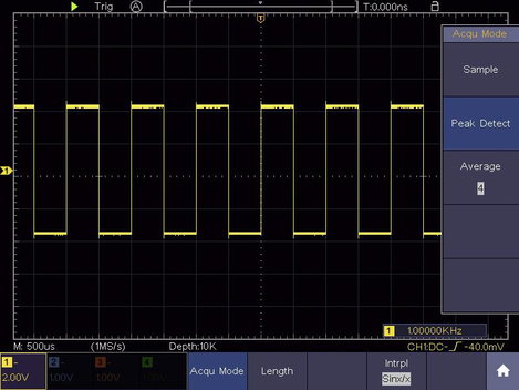 4 csatornás digitális oszcilloszkóp és függvénygenerátor 200 MHz 1 GSa/mp 40000 kpts 8 bit DSO, VOLT 9. kép