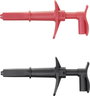 VOLTCRAFT MSK-116 Krokodilcsipesz 4 mm-es dugó CAT III 1000 V, CAT IV 600 V Fekete, Piros 2. bélyegkép
